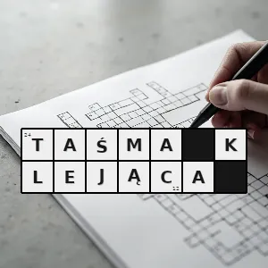 Hasło krzyżówkowe cienka taśma z tworzywa sztucznego pokryta specjalnym klejem - taśma klejąca – rozwiązanie, synonimy, podpowiedzi i definicje krzyżówkowe